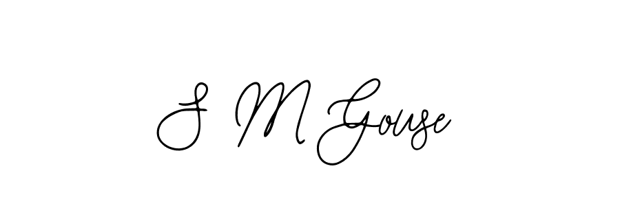 S M Gouse stylish signature style. Best Handwritten Sign (Bearetta-2O07w) for my name. Handwritten Signature Collection Ideas for my name S M Gouse. S M Gouse signature style 12 images and pictures png