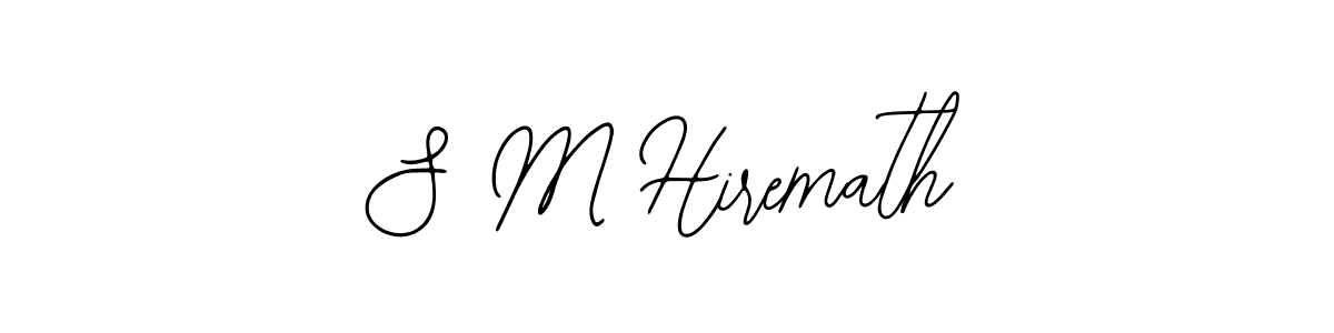 Make a beautiful signature design for name S M Hiremath. Use this online signature maker to create a handwritten signature for free. S M Hiremath signature style 12 images and pictures png