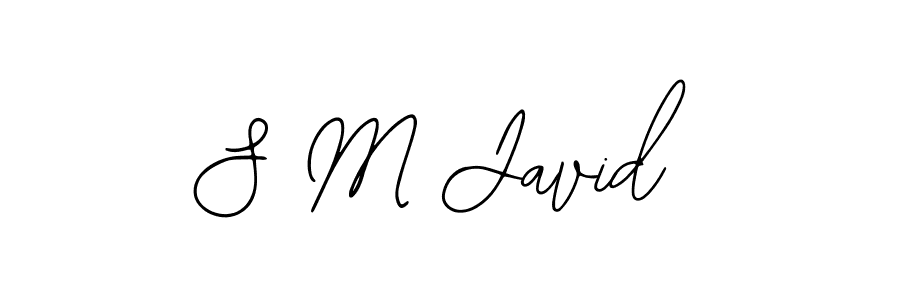 You should practise on your own different ways (Bearetta-2O07w) to write your name (S M Javid) in signature. don't let someone else do it for you. S M Javid signature style 12 images and pictures png