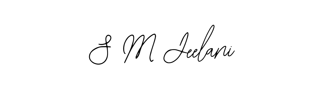 Design your own signature with our free online signature maker. With this signature software, you can create a handwritten (Bearetta-2O07w) signature for name S M Jeelani. S M Jeelani signature style 12 images and pictures png