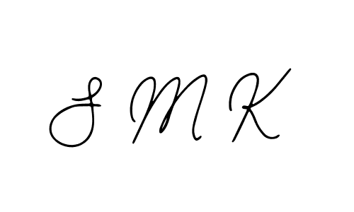 The best way (Bearetta-2O07w) to make a short signature is to pick only two or three words in your name. The name S M K include a total of six letters. For converting this name. S M K signature style 12 images and pictures png