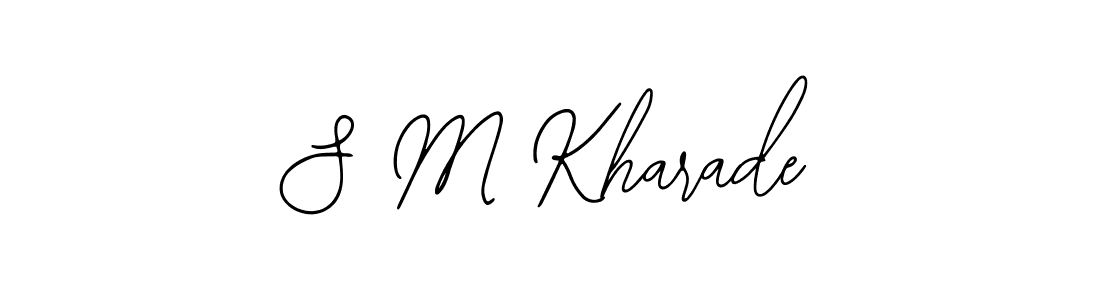 S M Kharade stylish signature style. Best Handwritten Sign (Bearetta-2O07w) for my name. Handwritten Signature Collection Ideas for my name S M Kharade. S M Kharade signature style 12 images and pictures png