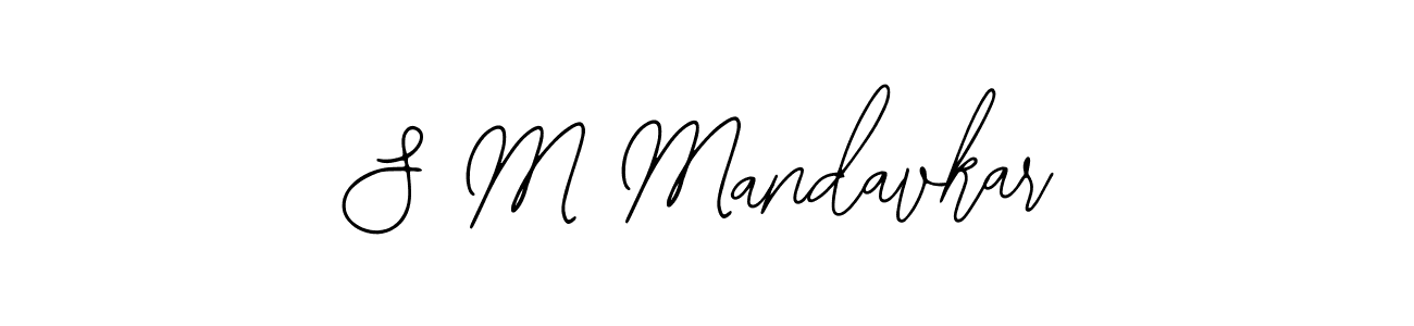 Use a signature maker to create a handwritten signature online. With this signature software, you can design (Bearetta-2O07w) your own signature for name S M Mandavkar. S M Mandavkar signature style 12 images and pictures png