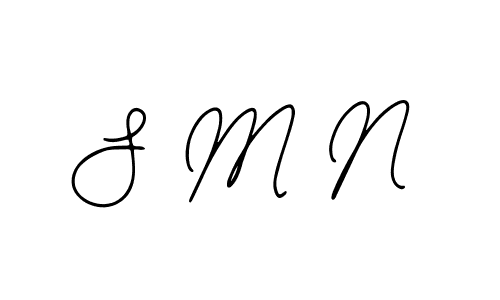 Also we have S M N name is the best signature style. Create professional handwritten signature collection using Bearetta-2O07w autograph style. S M N signature style 12 images and pictures png