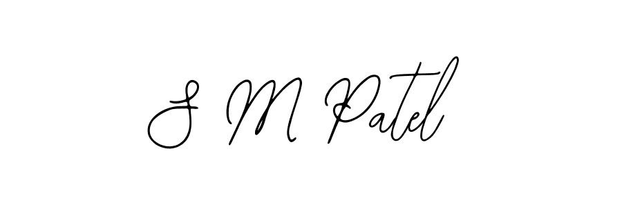 Similarly Bearetta-2O07w is the best handwritten signature design. Signature creator online .You can use it as an online autograph creator for name S M Patel. S M Patel signature style 12 images and pictures png