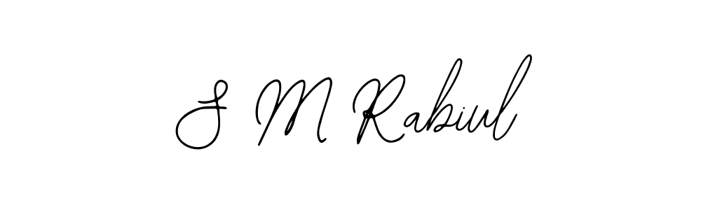 Design your own signature with our free online signature maker. With this signature software, you can create a handwritten (Bearetta-2O07w) signature for name S M Rabiul. S M Rabiul signature style 12 images and pictures png