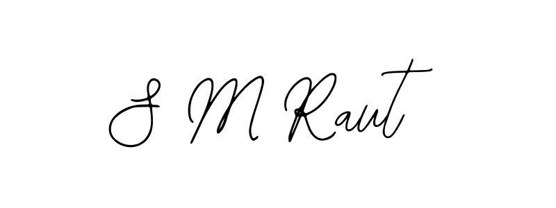Make a beautiful signature design for name S M Raut. Use this online signature maker to create a handwritten signature for free. S M Raut signature style 12 images and pictures png