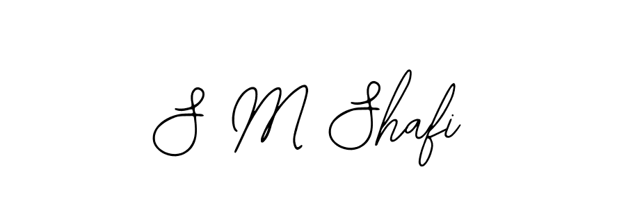 Design your own signature with our free online signature maker. With this signature software, you can create a handwritten (Bearetta-2O07w) signature for name S M Shafi. S M Shafi signature style 12 images and pictures png