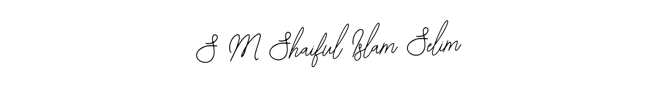 S M Shaiful Islam Selim stylish signature style. Best Handwritten Sign (Bearetta-2O07w) for my name. Handwritten Signature Collection Ideas for my name S M Shaiful Islam Selim. S M Shaiful Islam Selim signature style 12 images and pictures png