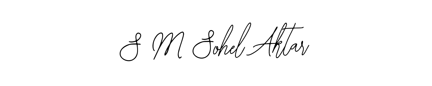 The best way (Bearetta-2O07w) to make a short signature is to pick only two or three words in your name. The name S M Sohel Aktar include a total of six letters. For converting this name. S M Sohel Aktar signature style 12 images and pictures png