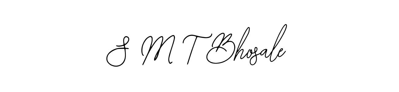 if you are searching for the best signature style for your name S M T Bhosale. so please give up your signature search. here we have designed multiple signature styles  using Bearetta-2O07w. S M T Bhosale signature style 12 images and pictures png