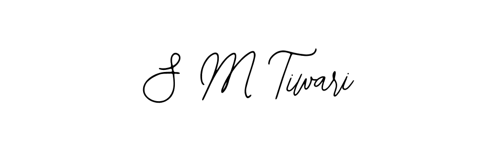 Make a short S M Tiwari signature style. Manage your documents anywhere anytime using Bearetta-2O07w. Create and add eSignatures, submit forms, share and send files easily. S M Tiwari signature style 12 images and pictures png