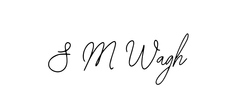 How to make S M Wagh signature? Bearetta-2O07w is a professional autograph style. Create handwritten signature for S M Wagh name. S M Wagh signature style 12 images and pictures png