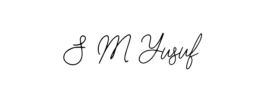 How to make S M Yusuf signature? Bearetta-2O07w is a professional autograph style. Create handwritten signature for S M Yusuf name. S M Yusuf signature style 12 images and pictures png