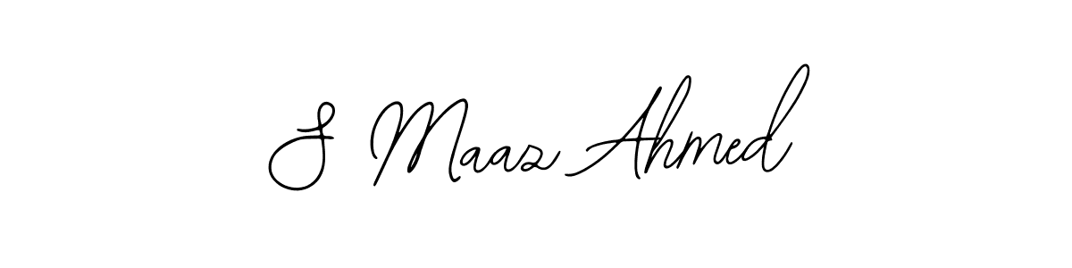 S Maaz Ahmed stylish signature style. Best Handwritten Sign (Bearetta-2O07w) for my name. Handwritten Signature Collection Ideas for my name S Maaz Ahmed. S Maaz Ahmed signature style 12 images and pictures png