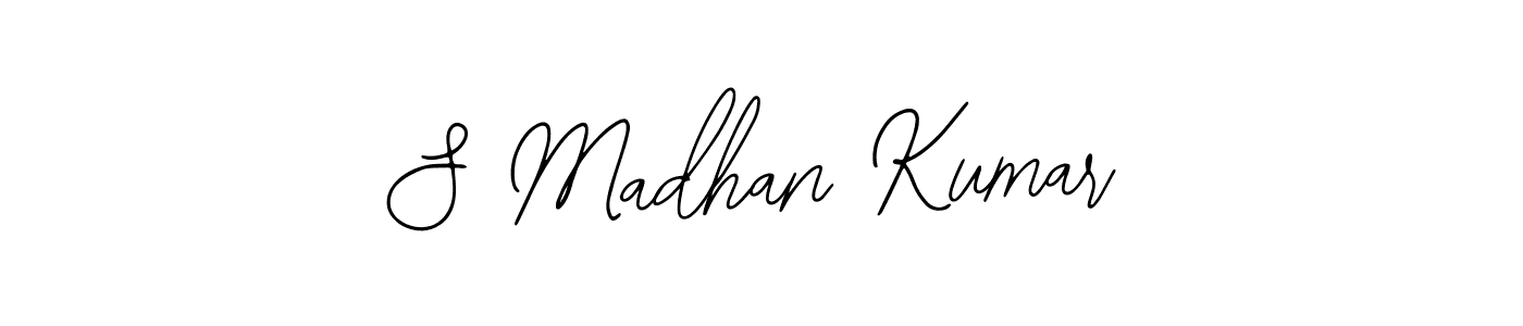 Make a beautiful signature design for name S Madhan Kumar. With this signature (Bearetta-2O07w) style, you can create a handwritten signature for free. S Madhan Kumar signature style 12 images and pictures png