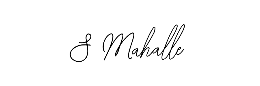 Use a signature maker to create a handwritten signature online. With this signature software, you can design (Bearetta-2O07w) your own signature for name S Mahalle. S Mahalle signature style 12 images and pictures png