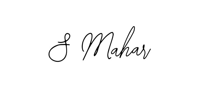 S Mahar stylish signature style. Best Handwritten Sign (Bearetta-2O07w) for my name. Handwritten Signature Collection Ideas for my name S Mahar. S Mahar signature style 12 images and pictures png