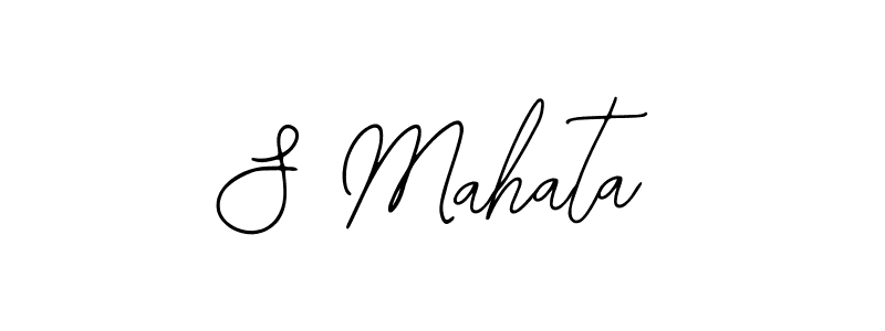 if you are searching for the best signature style for your name S Mahata. so please give up your signature search. here we have designed multiple signature styles  using Bearetta-2O07w. S Mahata signature style 12 images and pictures png