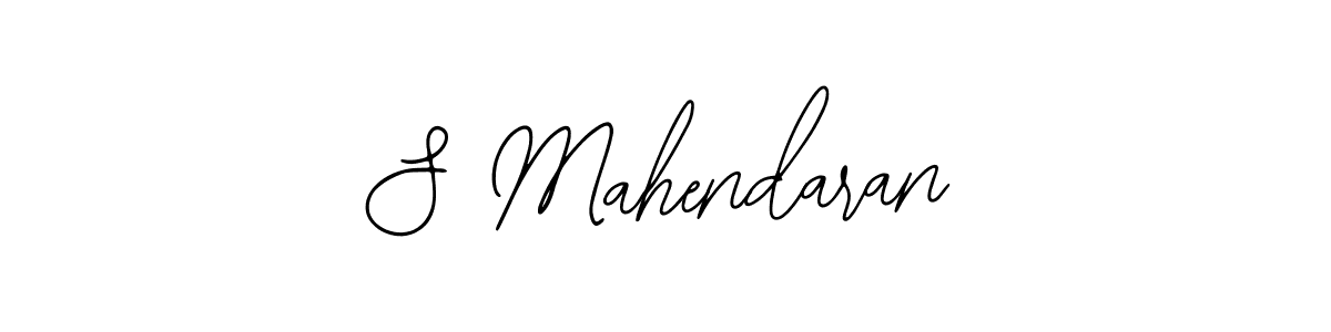 How to make S Mahendaran name signature. Use Bearetta-2O07w style for creating short signs online. This is the latest handwritten sign. S Mahendaran signature style 12 images and pictures png