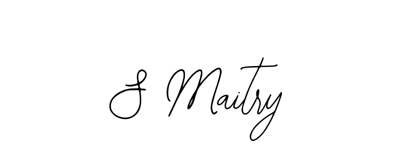 Design your own signature with our free online signature maker. With this signature software, you can create a handwritten (Bearetta-2O07w) signature for name S Maitry. S Maitry signature style 12 images and pictures png