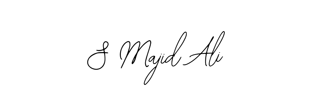 You should practise on your own different ways (Bearetta-2O07w) to write your name (S Majid Ali) in signature. don't let someone else do it for you. S Majid Ali signature style 12 images and pictures png