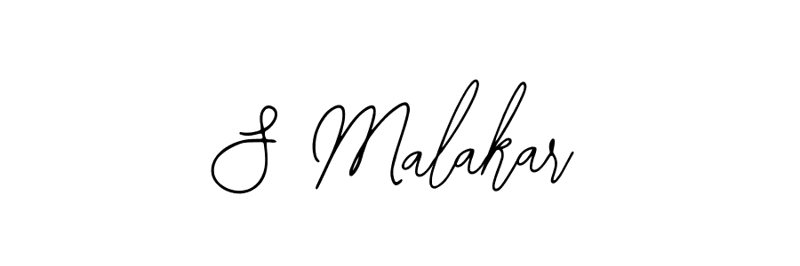 Design your own signature with our free online signature maker. With this signature software, you can create a handwritten (Bearetta-2O07w) signature for name S Malakar. S Malakar signature style 12 images and pictures png