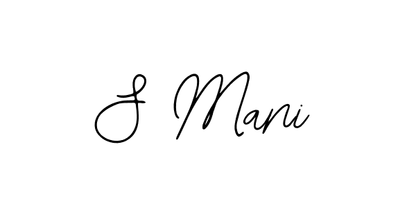 Make a beautiful signature design for name S Mani. With this signature (Bearetta-2O07w) style, you can create a handwritten signature for free. S Mani signature style 12 images and pictures png