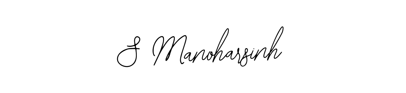 Also we have S Manoharsinh name is the best signature style. Create professional handwritten signature collection using Bearetta-2O07w autograph style. S Manoharsinh signature style 12 images and pictures png
