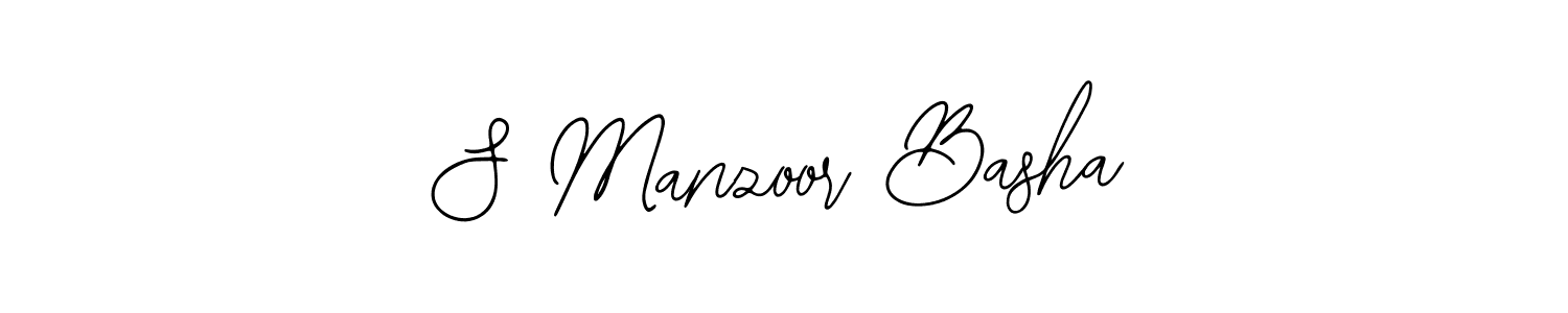 How to Draw S Manzoor Basha signature style? Bearetta-2O07w is a latest design signature styles for name S Manzoor Basha. S Manzoor Basha signature style 12 images and pictures png