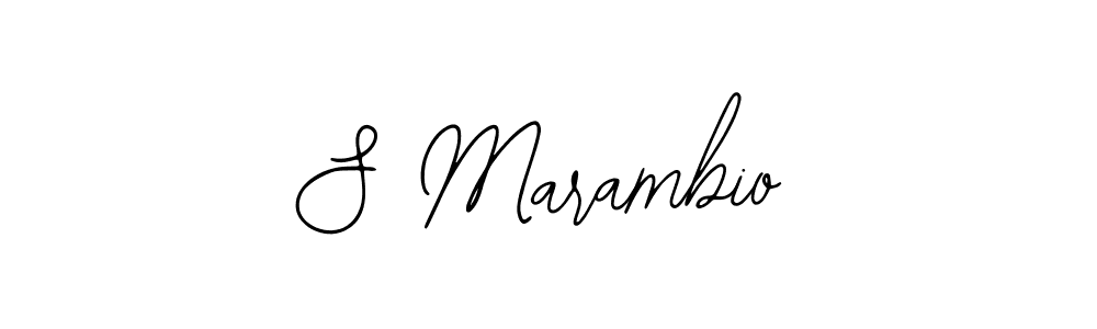 How to make S Marambio name signature. Use Bearetta-2O07w style for creating short signs online. This is the latest handwritten sign. S Marambio signature style 12 images and pictures png