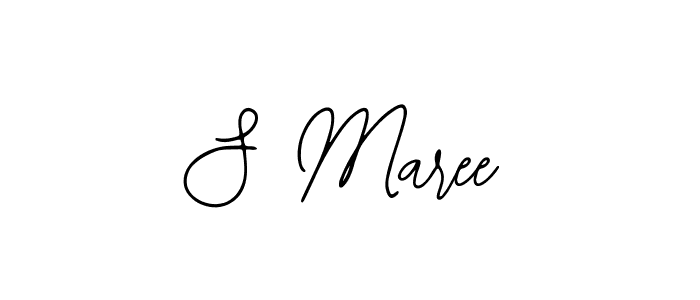 You should practise on your own different ways (Bearetta-2O07w) to write your name (S Maree) in signature. don't let someone else do it for you. S Maree signature style 12 images and pictures png