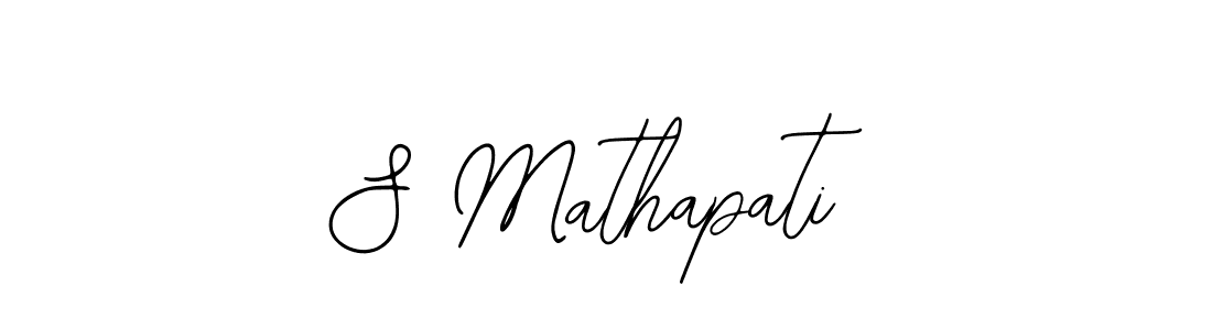 if you are searching for the best signature style for your name S Mathapati. so please give up your signature search. here we have designed multiple signature styles  using Bearetta-2O07w. S Mathapati signature style 12 images and pictures png