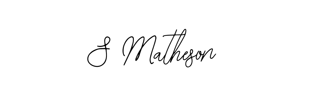 How to make S Matheson signature? Bearetta-2O07w is a professional autograph style. Create handwritten signature for S Matheson name. S Matheson signature style 12 images and pictures png