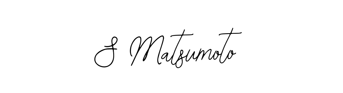 S Matsumoto stylish signature style. Best Handwritten Sign (Bearetta-2O07w) for my name. Handwritten Signature Collection Ideas for my name S Matsumoto. S Matsumoto signature style 12 images and pictures png