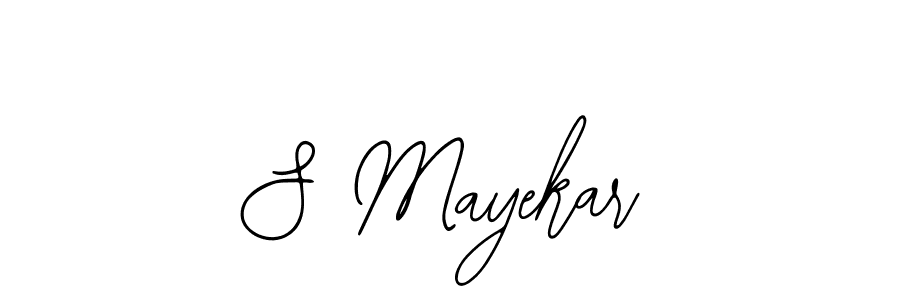 Make a beautiful signature design for name S Mayekar. With this signature (Bearetta-2O07w) style, you can create a handwritten signature for free. S Mayekar signature style 12 images and pictures png