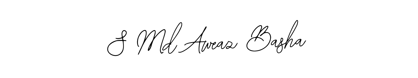 Bearetta-2O07w is a professional signature style that is perfect for those who want to add a touch of class to their signature. It is also a great choice for those who want to make their signature more unique. Get S Md Aweaz Basha name to fancy signature for free. S Md Aweaz Basha signature style 12 images and pictures png