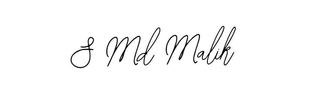 S Md Malik stylish signature style. Best Handwritten Sign (Bearetta-2O07w) for my name. Handwritten Signature Collection Ideas for my name S Md Malik. S Md Malik signature style 12 images and pictures png