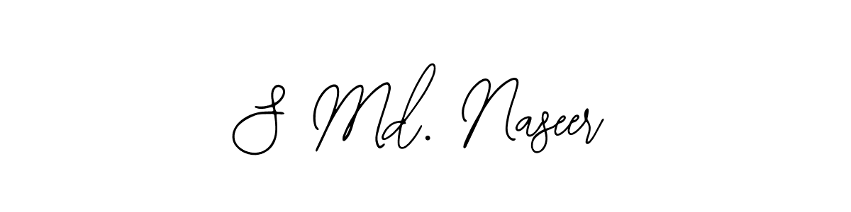 Create a beautiful signature design for name S Md. Naseer. With this signature (Bearetta-2O07w) fonts, you can make a handwritten signature for free. S Md. Naseer signature style 12 images and pictures png