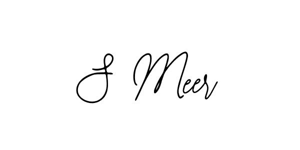 Bearetta-2O07w is a professional signature style that is perfect for those who want to add a touch of class to their signature. It is also a great choice for those who want to make their signature more unique. Get S Meer name to fancy signature for free. S Meer signature style 12 images and pictures png