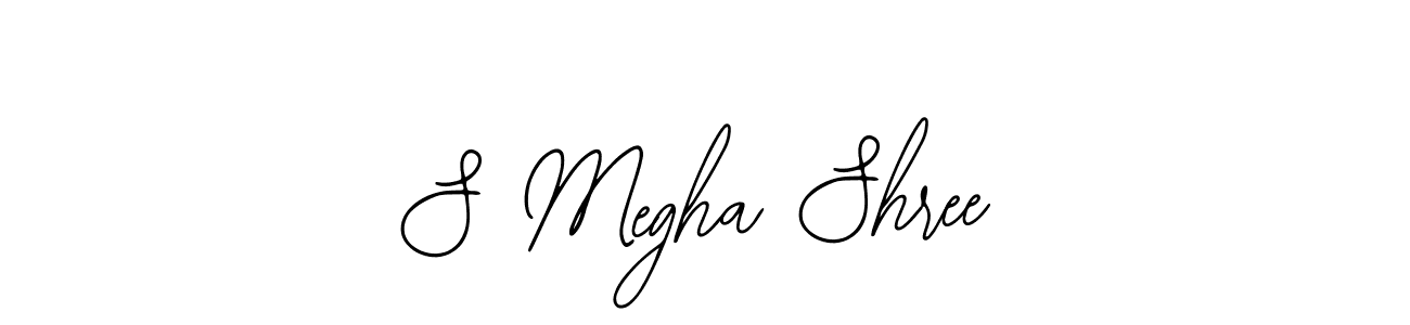 Create a beautiful signature design for name S Megha Shree. With this signature (Bearetta-2O07w) fonts, you can make a handwritten signature for free. S Megha Shree signature style 12 images and pictures png