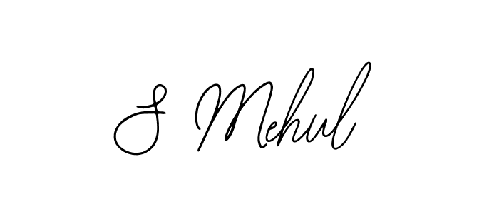 This is the best signature style for the S Mehul name. Also you like these signature font (Bearetta-2O07w). Mix name signature. S Mehul signature style 12 images and pictures png