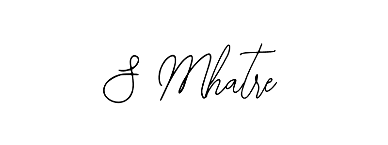 Similarly Bearetta-2O07w is the best handwritten signature design. Signature creator online .You can use it as an online autograph creator for name S Mhatre. S Mhatre signature style 12 images and pictures png