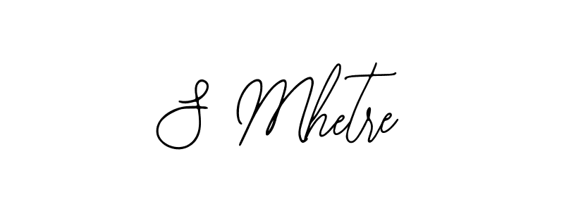 Design your own signature with our free online signature maker. With this signature software, you can create a handwritten (Bearetta-2O07w) signature for name S Mhetre. S Mhetre signature style 12 images and pictures png