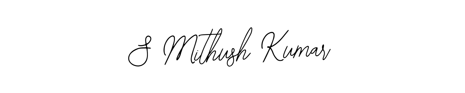 Make a beautiful signature design for name S Mithush Kumar. Use this online signature maker to create a handwritten signature for free. S Mithush Kumar signature style 12 images and pictures png