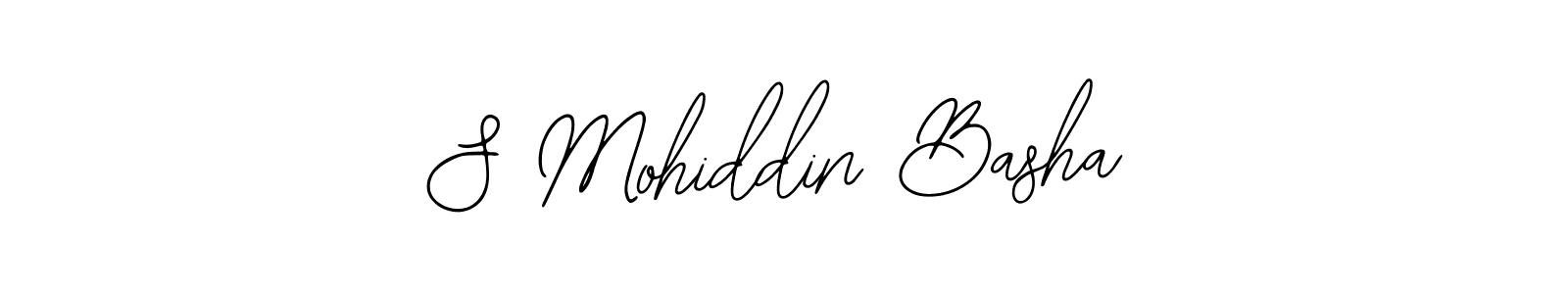 The best way (Bearetta-2O07w) to make a short signature is to pick only two or three words in your name. The name S Mohiddin Basha include a total of six letters. For converting this name. S Mohiddin Basha signature style 12 images and pictures png