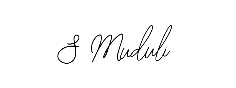 Also You can easily find your signature by using the search form. We will create S Muduli name handwritten signature images for you free of cost using Bearetta-2O07w sign style. S Muduli signature style 12 images and pictures png