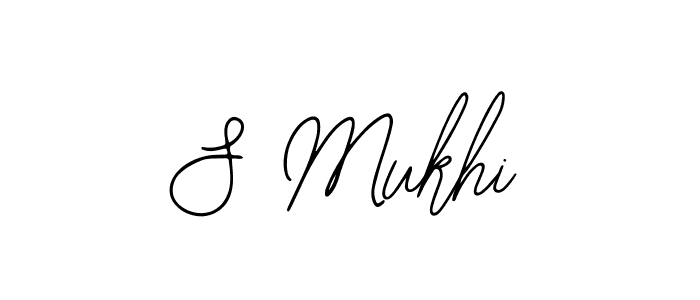 How to make S Mukhi name signature. Use Bearetta-2O07w style for creating short signs online. This is the latest handwritten sign. S Mukhi signature style 12 images and pictures png