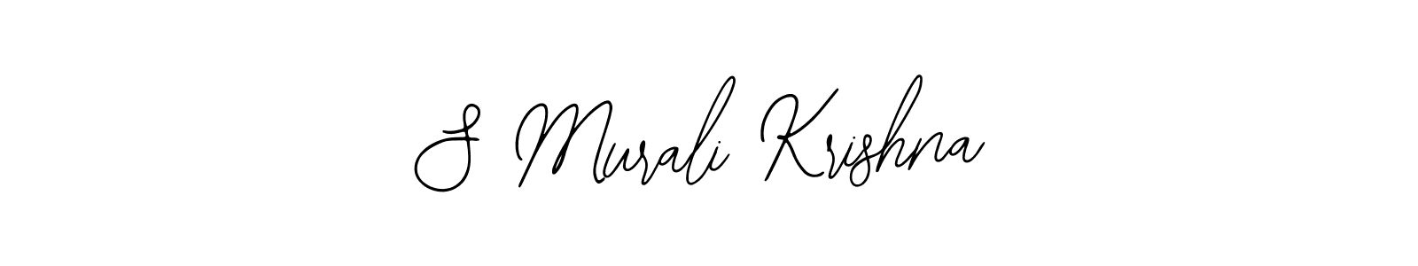 Also we have S Murali Krishna name is the best signature style. Create professional handwritten signature collection using Bearetta-2O07w autograph style. S Murali Krishna signature style 12 images and pictures png