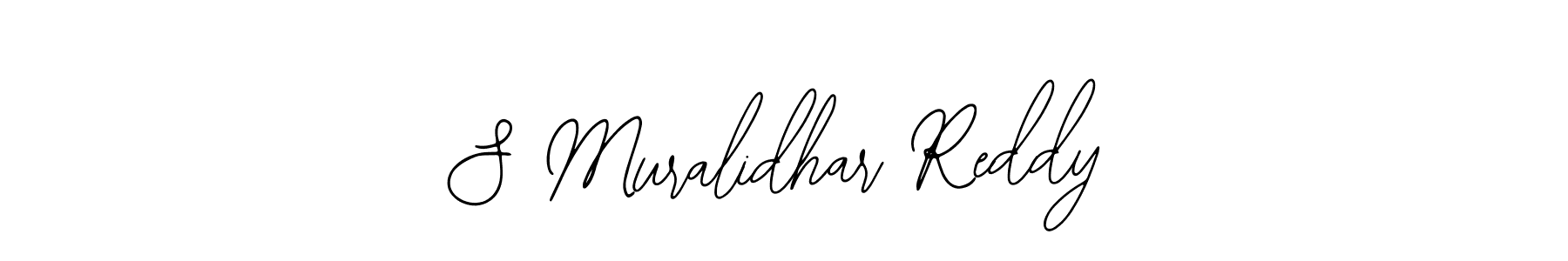 Use a signature maker to create a handwritten signature online. With this signature software, you can design (Bearetta-2O07w) your own signature for name S Muralidhar Reddy. S Muralidhar Reddy signature style 12 images and pictures png